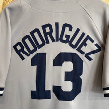 Carregar imagem no visualizador da galeria, Beisbolera New York Yankees Alex Rodriguez #13 2013/15 Road Majestic Vintage- XL/XXL