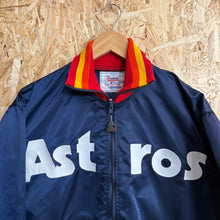 Cargar imagen en el visor de la galería, Chaqueta Bomber Satinada Houston Astros Late 80s/Early 90s Starter Vintage - M/L