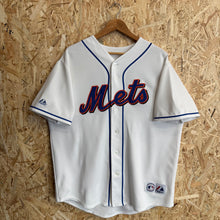 Lade das Bild in den Galerie-Viewer, Beisbolera New York Mets José Reyes #7 Y2K Home Majestic Vintage- L/XL