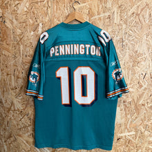 Lade das Bild in den Galerie-Viewer, Camiseta Miami Dolphins 2008/09 Road Chad Penningron #10 Reebok Vintage - L/XL