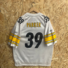 Cargar imagen en el visor de la galería, Camiseta Pittsburgh Steelers 2006-07 Road Willie Parker #39 Reebok Vintage -XL/XXL