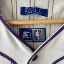 Cargar imagen en el visor de la galería, Beisbolera Los Angeles Lakers 90’s Starter Vintage - L/XL