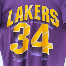 Carregar imagem no visualizador da galeria, Camiseta Los Angeles Lakers 1996/97 Salem Sportswear Vintage - S/M