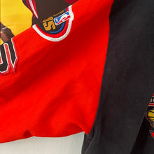 Cargar imagen en el visor de la galería, Chaqueta Chicago Bulls Repeat Three Peat 1998 Jeff Hamilton Vintage - M/L