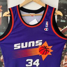 Cargar imagen en el visor de la galería, Camiseta Phoenix Suns 1992-93 Road Charles Barkley #34 Champion Vintage - S/M