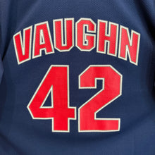 Cargar imagen en el visor de la galería, Beisbolera Boston Red Sox Mo Vaughn #42 Starter Vintage Late 90s- XS/S