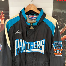 Cargar imagen en el visor de la galería, Chaqueta Ligera Carolina Panthers Apex One 1995 Vintage - L/XL