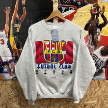 Load image into Gallery viewer, BNWT Sudadera FC Barcelona Corner Vintage 90’s - M/L