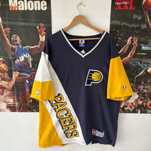 Cargar imagen en el visor de la galería, Camiseta de tiro Indiana Pacers Late 90’s Champion Vintage - XL/XXL