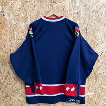 Lade das Bild in den Galerie-Viewer, Camiseta Columbus Blue Jackets Early 00s Home Pro Player Vintage - L/XL