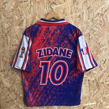 Cargar imagen en el visor de la galería, Camiseta Bootleg Francia 1998 Zidane #10 Vintage - L/XL