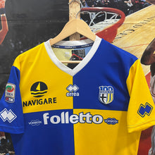 Cargar imagen en el visor de la galería, Camiseta Parma 2013-14 Away Centenario Player Issue/Match Worn Parolo #16 Errea - M/L