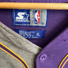 Cargar imagen en el visor de la galería, Beisbolera Los Angeles Lakers 90’s Starter Vintage - XL/XXL
