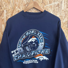 Lade das Bild in den Galerie-Viewer, Sudadera Denver Broncos 1998-99 Logo 7 Vintage - M/L