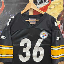 Cargar imagen en el visor de la galería, Camiseta Pittsburgh Steelers 1996 Home Jerome Bettis #36 Starter Vintage - M/L