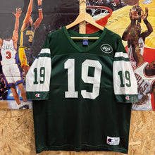 Load image into Gallery viewer, Camiseta New York Jets 1996 Home Keyshawn Johnson #19 Champion Vintage - L/XL