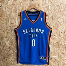 Load image into Gallery viewer, Camiseta Oklahoma City Thunder Road 2013/14 Russell Westbrook #0 Adidas Authentic - M/L