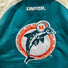 Cargar imagen en el visor de la galería, Parka Miami Dolphins 1993 Starter Vintage - L/XL