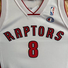Cargar imagen en el visor de la galería, Camiseta Toronto Raptors 2005/08 Home José Manuel Calderón #8 Champion Vintage - M YOUTH