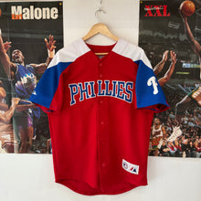Cargar imagen en el visor de la galería, Beisbolera Philadelphia Phillies Majestic Vintage Y2K- M/L