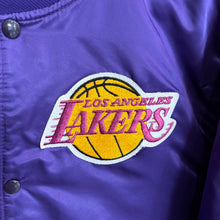 Lade das Bild in den Galerie-Viewer, Chaqueta Bomber Satinada Los Angeles Lakers Late 80’s Starter Vintage - L/XL