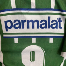 Carregar imagem no visualizador da galeria, Camiseta Palmeriras 1994 Home Evair #9 Rhumell Vintage - M/L