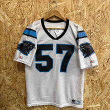 Cargar imagen en el visor de la galería, Camiseta Carolina Panthers 1997/98 Road Lamar Lathon #57 Champion Vintage - M/L