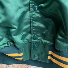 Cargar imagen en el visor de la galería, Chaqueta Bomber Satinada Oakland Athletics 80’s Pyramid Vintage - L/XL