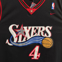 Cargar imagen en el visor de la galería, Camiseta Philadelphia 76ers Road 2002/03 Keith Van Horn #4 Nike Vintage - L/XL