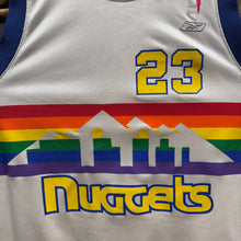 Cargar imagen en el visor de la galería, Camiseta Denver Nuggets HWC Home Early 00s Marcus Camby #23 Reebok Vintage - L YOUTH