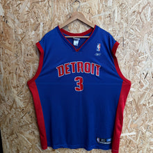 Cargar imagen en el visor de la galería, Camiseta Detroit Pistons Road 2004/06 Ben Wallace #3 Reebok Vintage - XL/XXL