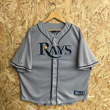 Load image into Gallery viewer, Beisbolera Tampa Bay Rays Road Evan Longoria #3 Majestic Y2K - XL/XXL
