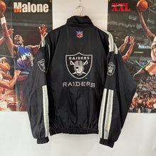 Cargar imagen en el visor de la galería, Chaqueta Oakland Raiders Late 90s Starter Vintage - L/XL
