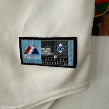 Cargar imagen en el visor de la galería, Beisbolera Tampa Bay Rays Majestic Early 00s Vintage- M/L