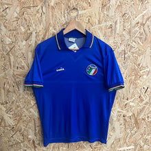 Cargar imagen en el visor de la galería, Camiseta Italia 1988-90 Home Diadora Vintage - S/M