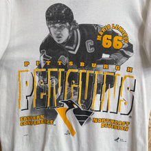 Cargar imagen en el visor de la galería, Camiseta Pittsburgh Penguins Mario Lemieux 1996 CSA Vintage - M/L