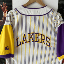Cargar imagen en el visor de la galería, Beisbolera Los Angeles Lakers 90’s Starter Vintage - L/XL