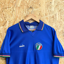 Carregar imagem no visualizador da galeria, Camiseta Italia 1988-90 Home Diadora Vintage - M/L