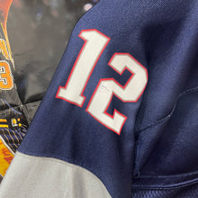 Cargar imagen en el visor de la galería, Camiseta New England Patriots 2005-07 Home Tom Brady #12 Reebok Vintage - XXL/3XL