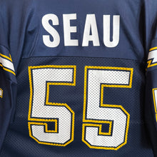 Lade das Bild in den Galerie-Viewer, Camiseta San Diego Chargers 1995/96 Home Junior Seau #55 Champion Vintage - L/XL