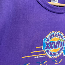 Cargar imagen en el visor de la galería, Camiseta SuperBowl XXVIII 1993/94 Logo 7 Vintage - L/XL