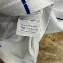 Cargar imagen en el visor de la galería, Camiseta Dallas Mavericks Home 2000-03 Dirk Nowitzki #41 Champion Vintage - L/XL