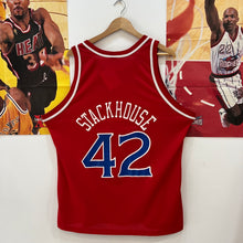 Cargar imagen en el visor de la galería, Camiseta Philadelphia76ers Road 1995/96 Jerry Stackhouse #42 Champion Vintage - L/XL