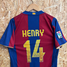 Cargar imagen en el visor de la galería, Camiseta FC Barcelona 2007-08 Home Henry #14 Nike Vintage - S/M