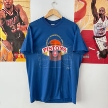 Cargar imagen en el visor de la galería, Camiseta Detroit Pistons Early 90s Logo7 Vintage - XL/XXL