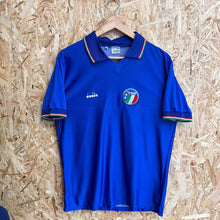 Carregar imagem no visualizador da galeria, Camiseta Italia 1988-90 Home Diadora Vintage - M/L