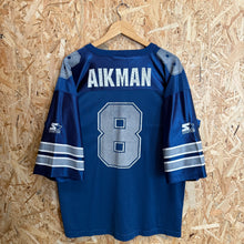 Lade das Bild in den Galerie-Viewer, Camiseta Dallas Cowboys 1995/96 Road Troy Aikman #8 Starter Vintage - L/XL