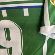Carregar imagem no visualizador da galeria, Camiseta Palmeriras 1994 Home Evair #9 Rhumell Vintage - M/L