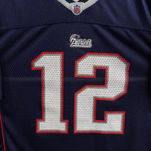 Lade das Bild in den Galerie-Viewer, Camiseta New England Patriots 2009/10 Home Tom Brady #12 Reebok - XS/S