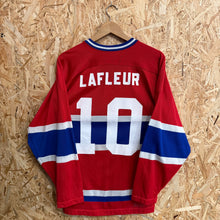 Cargar imagen en el visor de la galería, Camiseta Montreal Canadiens 1979/82 Road Guy Lafleur Sandow Sporting Knit Vintage - S/M